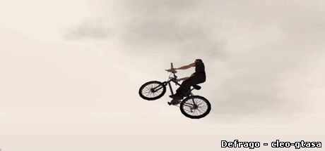 Высокий прыжок на велосипеде - CLEO скрипт для GTA: San Andreas